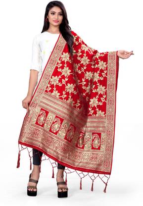Silk Blend Women Dupatta