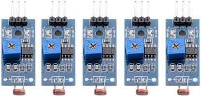 IDUINO 5Pcs Ldr Module Lm393 Optical Photosensitive Ldr Light Sensor Module Electronic Components Electronic Hobby Kit