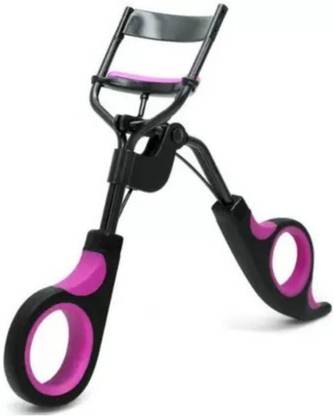 Digital Shoppy Makeup eye lash curler tool for women, black/Pink