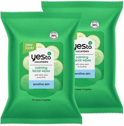 Yes To Cucumber Calming Facial Wipes