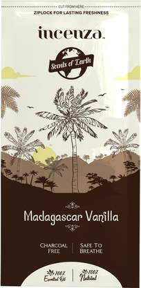 incenza Scents of earth Zipper Pouch Madagascar Vanilla Incense Sticks