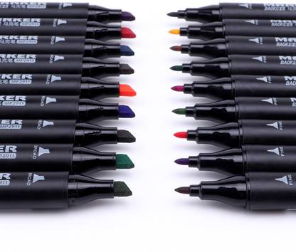 Baoke Markers, Usage-Arting, Painting, Drawing, Marking, Writing, Office 24 color
