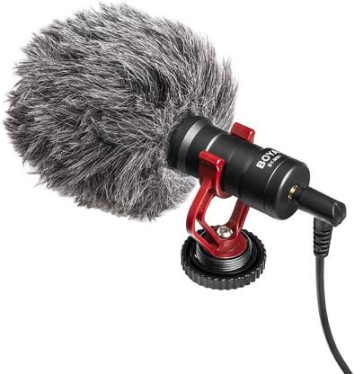 BOYA by-MM1 On-Camera Microphone for , Android Smartphones, DSLR Camera Microphone