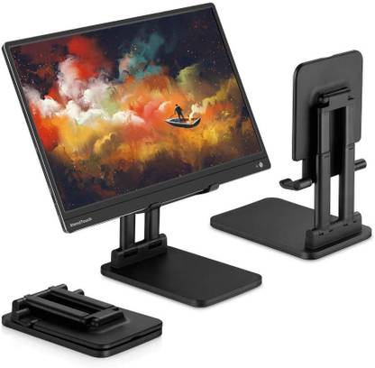 Hold up Tablet Holder Solid Sturdy Stand, Dual Tube Foldable for IPAD Pro Holder Stand Mobile Holder
