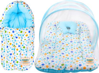 BABY KINGDOM Cotton Baby Bed Sized Bedding Set