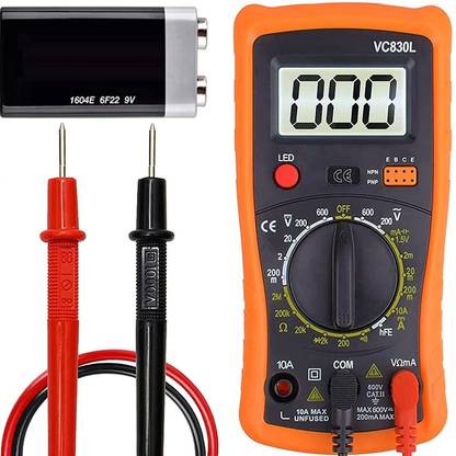 Techtest Pocket Multimeters Multi Tester Voltmeter Ammeter Ohmmeter AC/DC Ohm Volt Amp Digital Multimeter