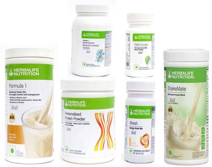 Herbalife Nutrition FORMULA1BANANA500PROTIEN200GAFRESHENERGYDRINKGINGERSHAKEMATE500GCELL U LOSS F2 Plant-Based Protein