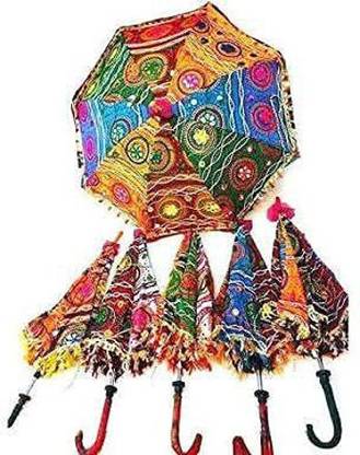Narayan Kripa Sun Protection Rajasthani Wedding Event Decoration Umbrella ( Pack Of 6 ) Umbrella