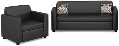 gnanitha Leatherette 3 + 1 Sofa Set