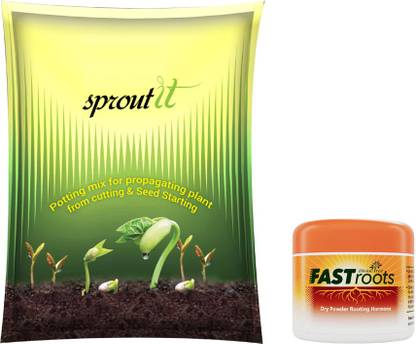 Divine Tree Sprout It & Fast Roots by Seeds Starter Germination Soil Potting Mix Soil Helps to Grow Plant & Rooting Dry Powder Hormone for Plant Grow Potting Mixture