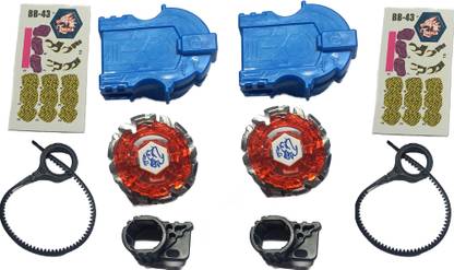 AIZCOS Beyblades Metal Fusion Burst Toy Set with 2 beys and 2 Launchers (Pack of 2)