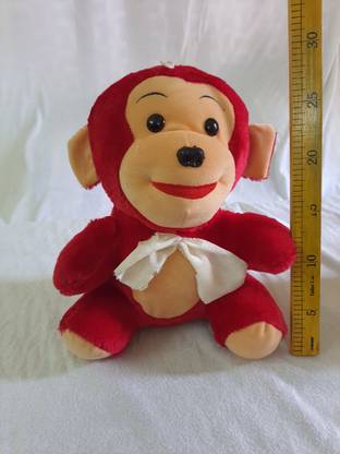 MILIUNIQUETOYS MLT20 CUTE RED MONKEY SOFT TOY  - 14 inch