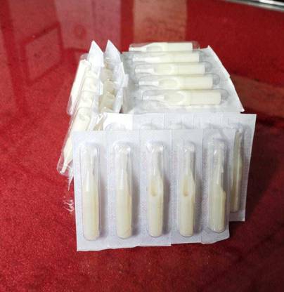 Mumbai Tattoo Disposable 14RT Tip WHITE Box (PACK OF 50) Disposable Round Liner Tattoo Needles