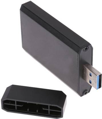Buyyart New USB 3.0 to mSATA SSD Hard Disk Box Converter Adapter Enclosure External Case USB Adapter