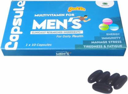 York IN Multivitamin Supplement For Men with Vitamin A B C D E for Immunity & Stamina
