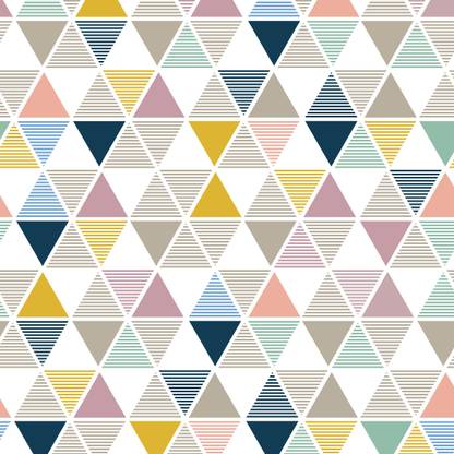 Wallessence Vinyl Decorative White, Multicolor Wallpaper