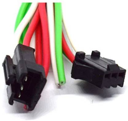 Bright Electronic Components 3 Pin LED Connector WS2812B WS2811 SK6812 LED Strip connector (Pack of 5 Pair) LED CONNECTOR Wire Connector