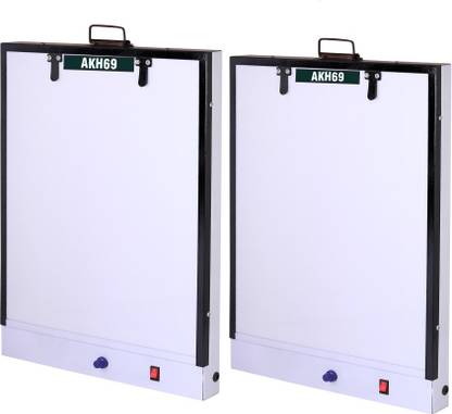 AKH69 Led X-ray view box (single fim) Front Control Button Black Frame pack of 2 X-Ray Viewer