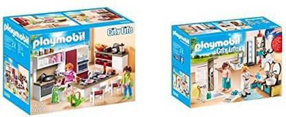 Playmobil 9269 - Große Familienküche & 9268 - Badezimmer