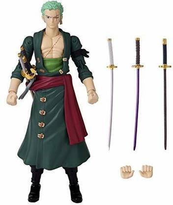 ANIMEHEROS One Piece Zoro Action Figure (36932) (Multicolor)