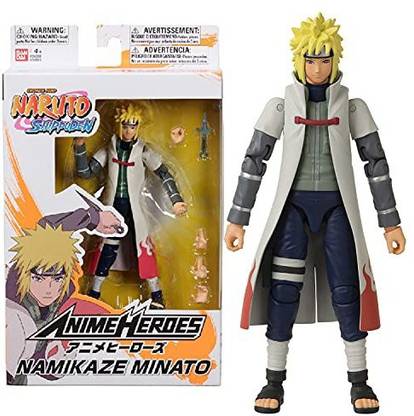 Anime Heroes Official Naruto Shippuden Action Figure-Namikaze Minato - Poseable Action Figure