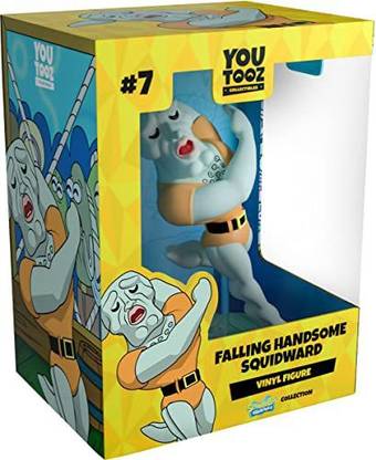 You Tooz Falling Handsome Squidward, 4.7" Squidward Collectible Figure - Spongebob