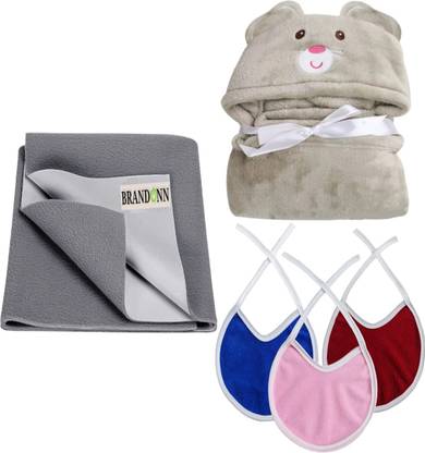 BRANDONN New Born Baby Gift Set Combo Pack for Baby Boys and Baby Girls Pack of 5 Pcs