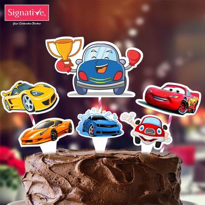 Signative CAKE DECORA - CAR Cake Topper
