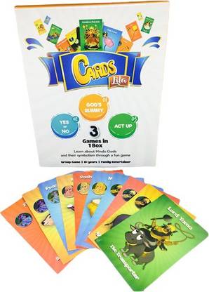 Gurucool Fun Cards Lila Educational Board Games