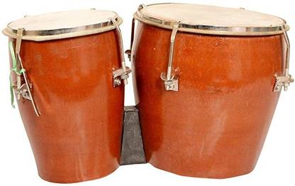 Rjmusictraders Wooden Bongo Drum Oval Good Quality Wooden Bongo