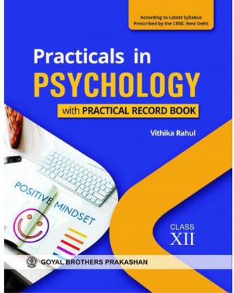 Practicals in Psychology with Project Record Book for Class XII