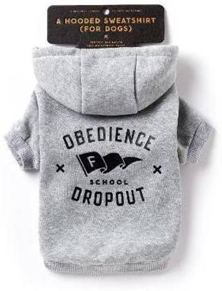 Obedience School Dropout Dog Hoodie - M