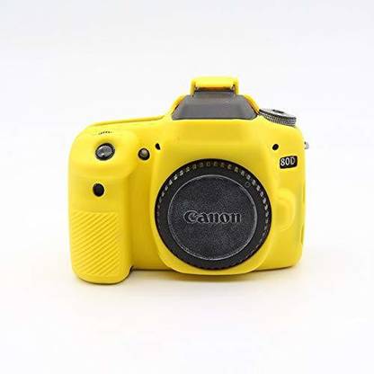 Lamkoti D camera silicone protective body camera cover for Canon 80D camera  Camera Bag