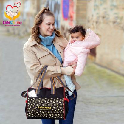 SafeChamp Chick Chick Multipurpose Diaper Bag Cum Mother Bag Diaper Bag. Tote Diaper Bag