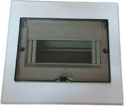 MME Clear Cover MCB Power Distribution Box/mcb box (8 Way) Distribution Board