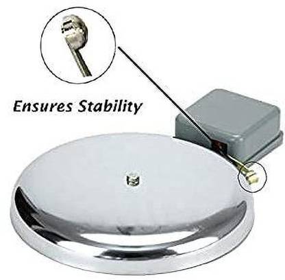 वीएसए School Timer 6 Inches Gong Bell for Factories, Industries, Schools, Colleges वायर्ड डोर चाइम