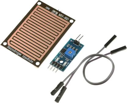 IDUINO Raindrop Detection Sensor Module Rain Weather Sensitivity Monitoring for Arduino Electronic Components Electronic Hobby Kit