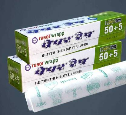 RASOI WRAPP BEST FOOD WRAPPING PAPER/PAPER WRAP/ROTI PACKING PAPER/CHAPATI PACKING PAPER Parchment Paper