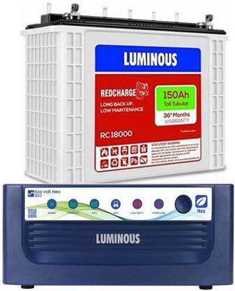 LUMINOUS 42 Months Warranty Tubular Inverter Battery