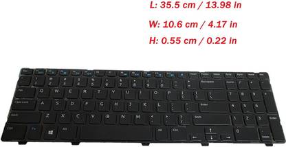 SellZone Keyboard For Dell Inspiron 17R 5721, 17R 5737, 17 3737, V119725BS1, PK130T33A09 Internal Laptop-size Laptop Keyboard Compatible with Desktop, Laptop, Mac