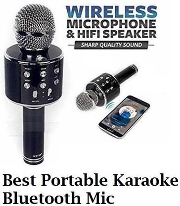 Bymaya l126 | ws858 Plus With Inbuild Speaker Wireless Color May Vary (PACK OF 1) Microphone