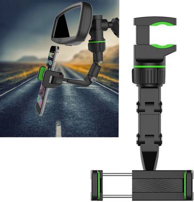 Zohlo Rearview Mirror Mount, Multifunctional Universal Mobile Phone and GPS Holder Mobile Holder