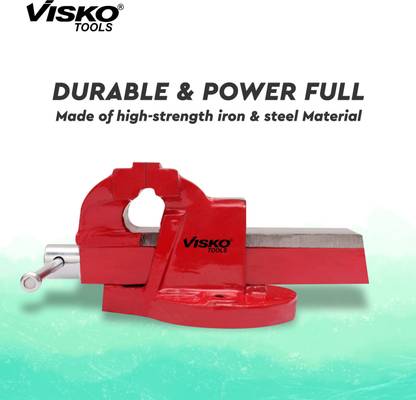 VISKO 770 Bench Vice 95mm (No. 2) , Steel Fixed Base Vise Multi Vise Tool
