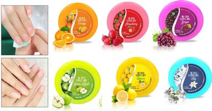 ADJD Nail Polish Remover Pads, Wet Wipes (Nail Paint Reducer) Pack Of 6
