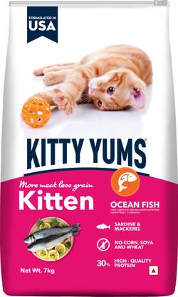 Kitty Yums Kitten Ocean Fish 7 kg Dry Young Cat Food