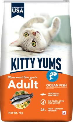Kitty Yums Ocean Fish 7 kg Dry Adult Cat Food