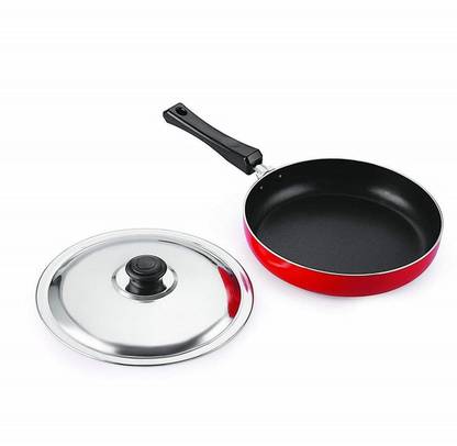 Masox Store Non Stick Coated Layer Fry Pan With Lids G-30 Non-Stick Coated Cookware Set