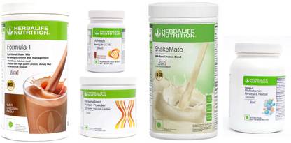 Herbalife Nutrition FORMULA1SHAKE CHOCOLATE +PP200+SHAKEMATE+CINNAMON+MULTIVITAMIN TABLET Protein Shake