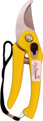 Big Blossoms Ultra-Light Weight Garden Scissors Stainless Steel Bypass Pruning Shears for Light Branches Within 1/2 inch Bypass Pruner