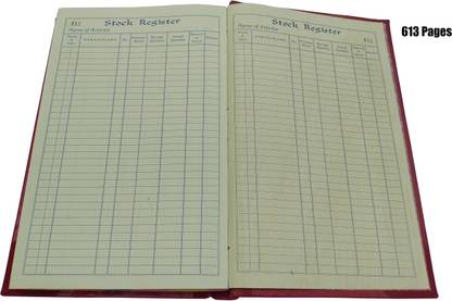 Accounts Stock Book No 24 Stock Book No 24 Pages 613 (31.5 cm X 20 cm) 1-Part Stock Book